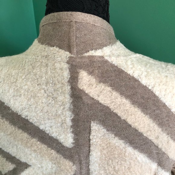 LUCKY BRAND Aztec Pattern Jacket Open Wrap S/P NWT - Picture 5 of 6